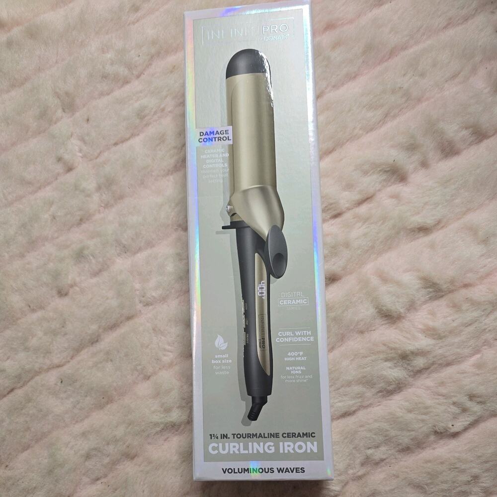 InfinitiPro by Conair Tourmaline Ceramic Curling 1 3/4 Curling Iron